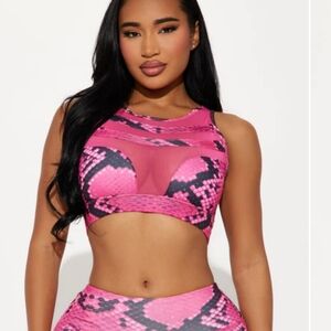 ⚡3/40$⚡ Society Pink and Black Activewear Bra